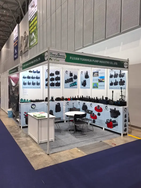 Fujian Yuanhua Pump Industry Co., Ltd. သည် Saigon Exhibition & Convention Center - SECC တွင် ပြသခဲ့သည်